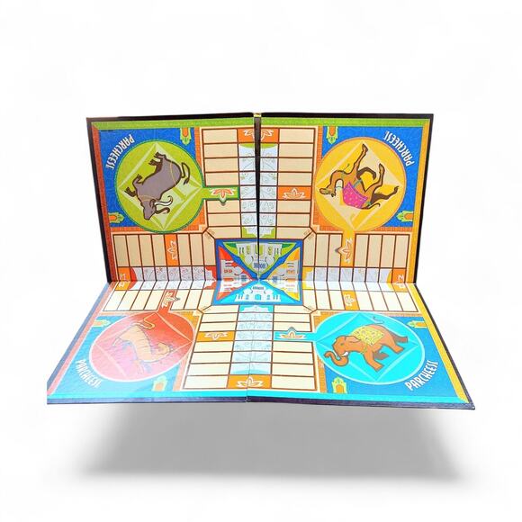 Vintage Parcheesi The Classic Game of India Milton Bradley 2001 Complete - Picture 5 of 7